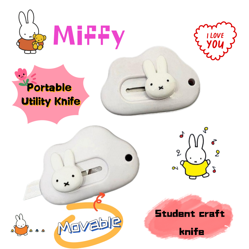 Model Kit Plastic - Miffy tavşan sanat bıçağı yaratıcı kişilik