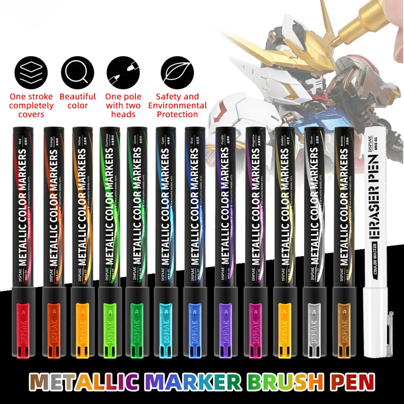 Model Kit Markers - Metalik İşaretleyiciler Boyama Kalemleri Mech Boyama