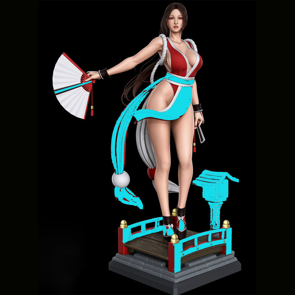 Model Kit Hg - 1/24 Seksi Uzun Saçlı Kız Minyatür