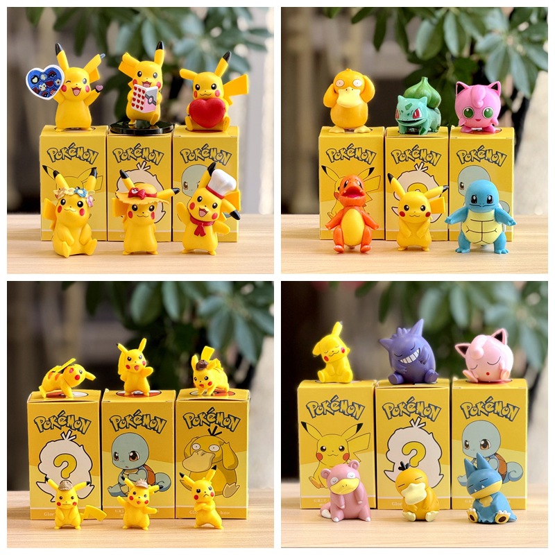 Model Kit Quick Pokemon - Pokemon Pikachu Anime Periferik Mini Pvc