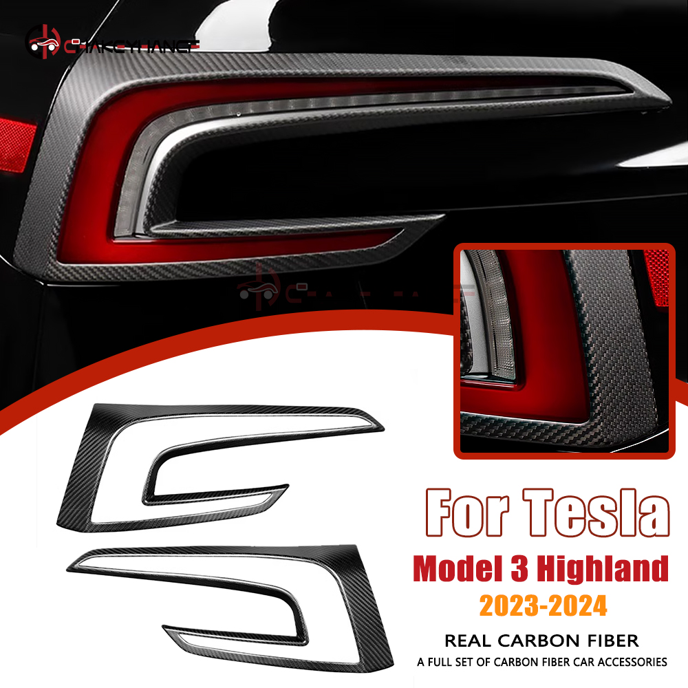 Model Kit Frame - Gerçek Karbon Fiber Arka Araba Arka