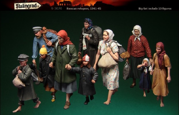 Model Kit Cangdao - 1/35 Model Kit Reçine Kiti Siviller
