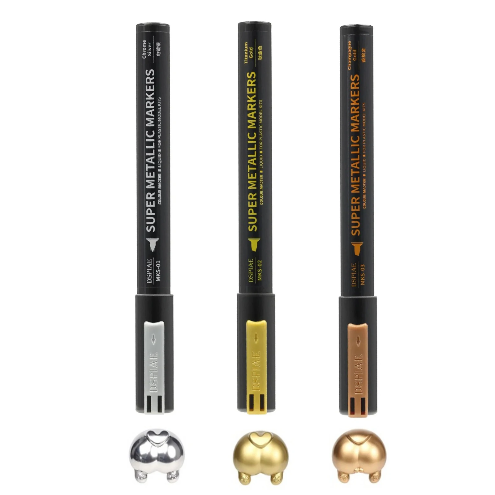 Model Kit Markers - DSPIAE MKS Süper Metalik Renk İşaretleyiciler