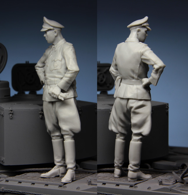 Model Kit Cangdao - 1:35 Kursk'teki reçine kitleriyle yapılan subay
