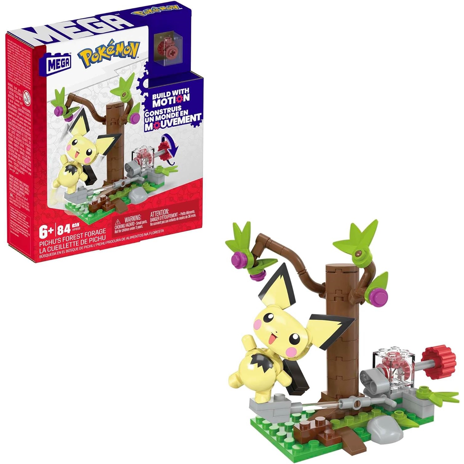 Model Kit Quick Pokemon - Pichu Ormanı Yapı Seti'nde Mega Pokemon