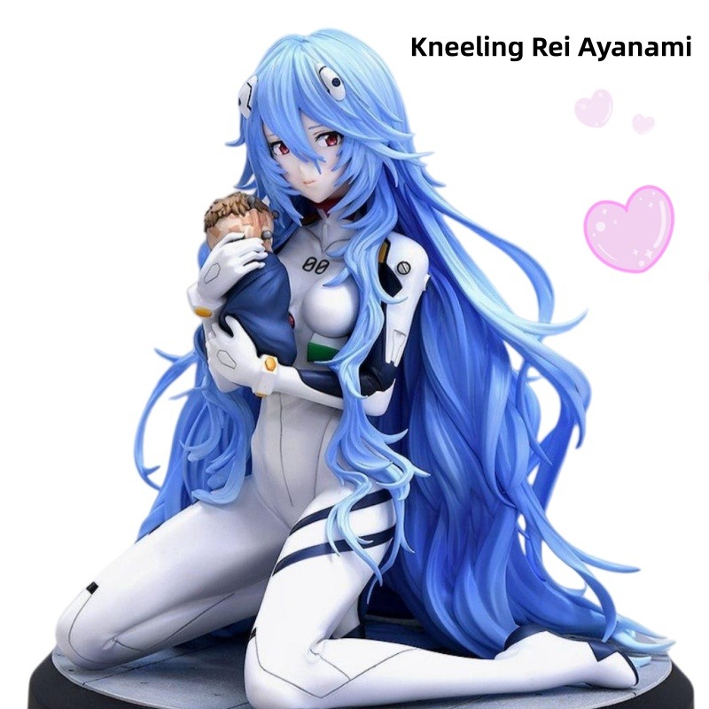 Model Kit Evangelion - Neon Genesis Evangelion Figürü: Diz çökmiş