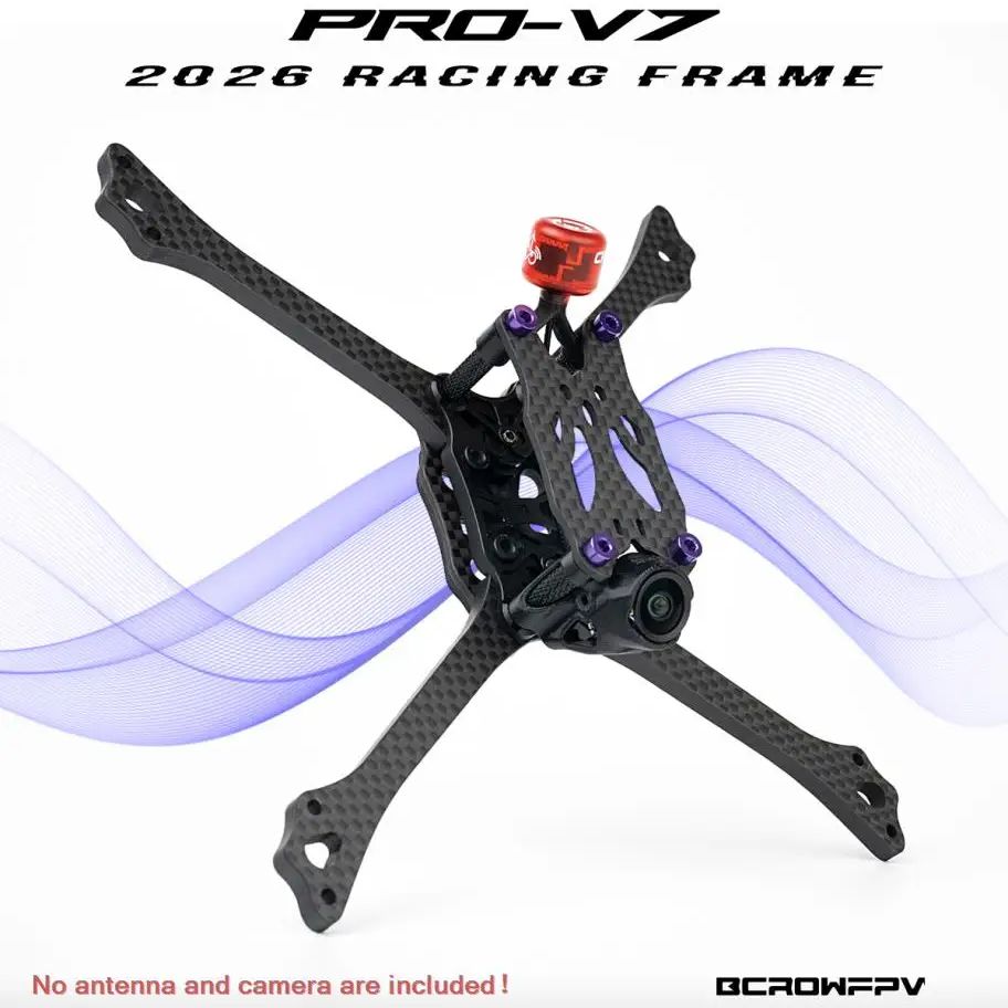 Model Kit Frame - BCROWFPV PRO-V7 Yarış Drone Gövde Kiti