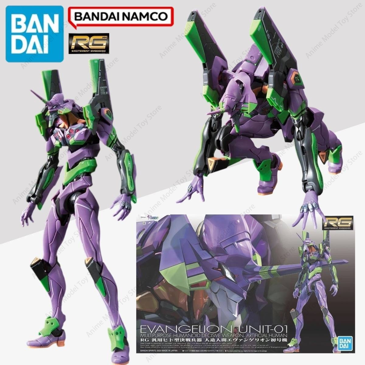 Model Kit Eva 02 - Orijinal Bandai Stokta Orijinal Figürler Evangelion