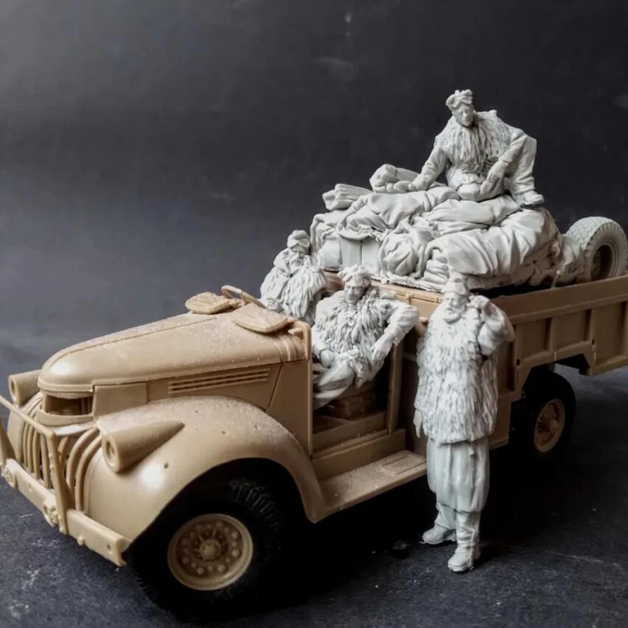 Model Kit Cangdao - 1/35 reçine şekilli kalıp kiti 2