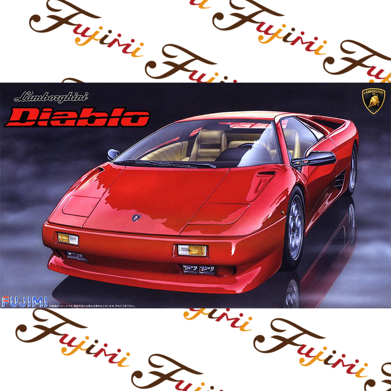 Model Kit Lamborghini - Statik Montajlı Araba Modeli Fujimi-12679 1:24