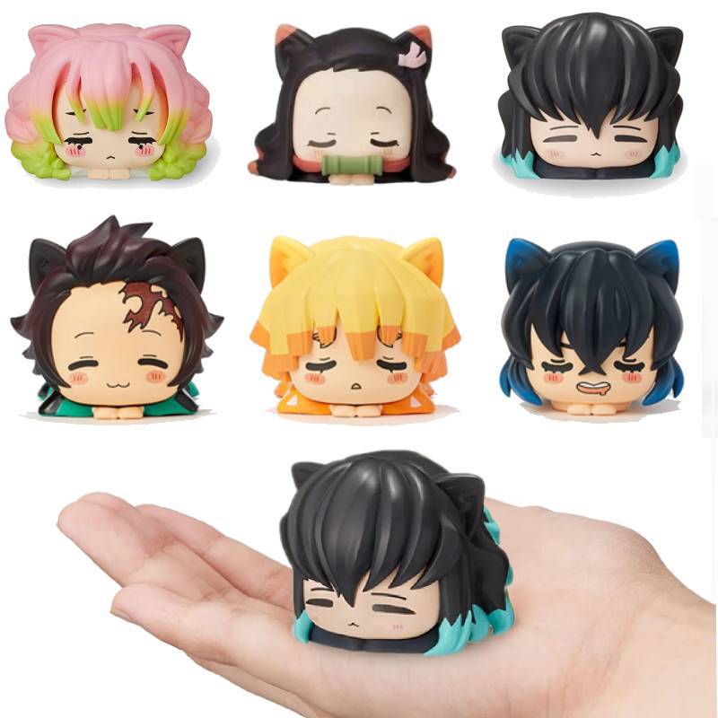 6 adet/takım Anime iblis avcıs - Model Kit Zenitsu incelemesi ve fiyatı