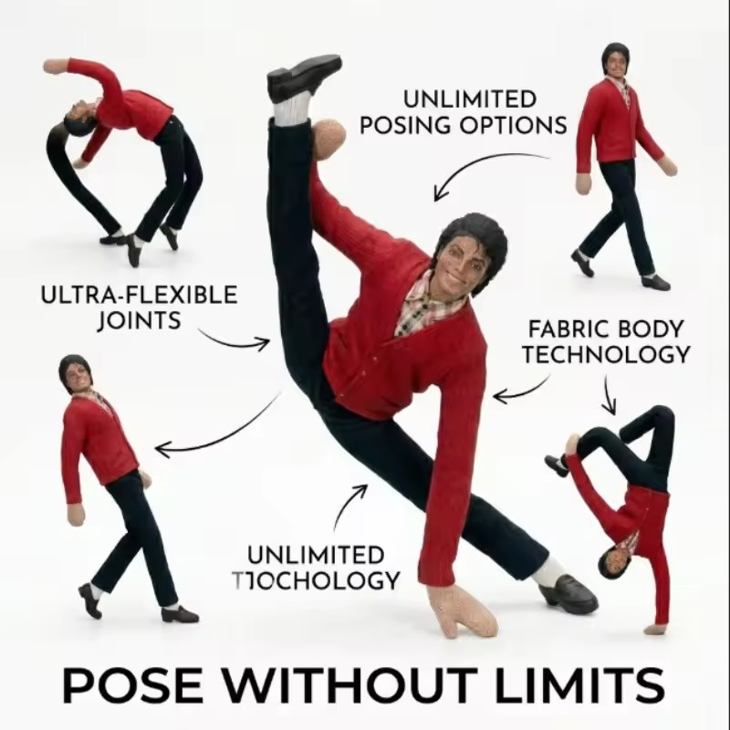 Yeni Michael Jackson Cosplay P - Model Kit Joints incelemesi ve fiyatı