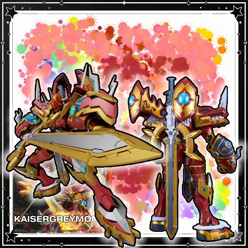 【Stokta】Bandai Figure-rise Sta - Model Kit Kaisergreymon incelemesi ve fiyatı