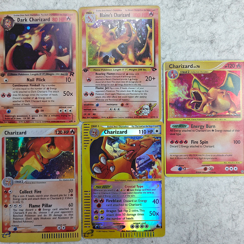 PTCG Charizard Kartları Parlay - Model Kit Plastic incelemesi ve fiyatı