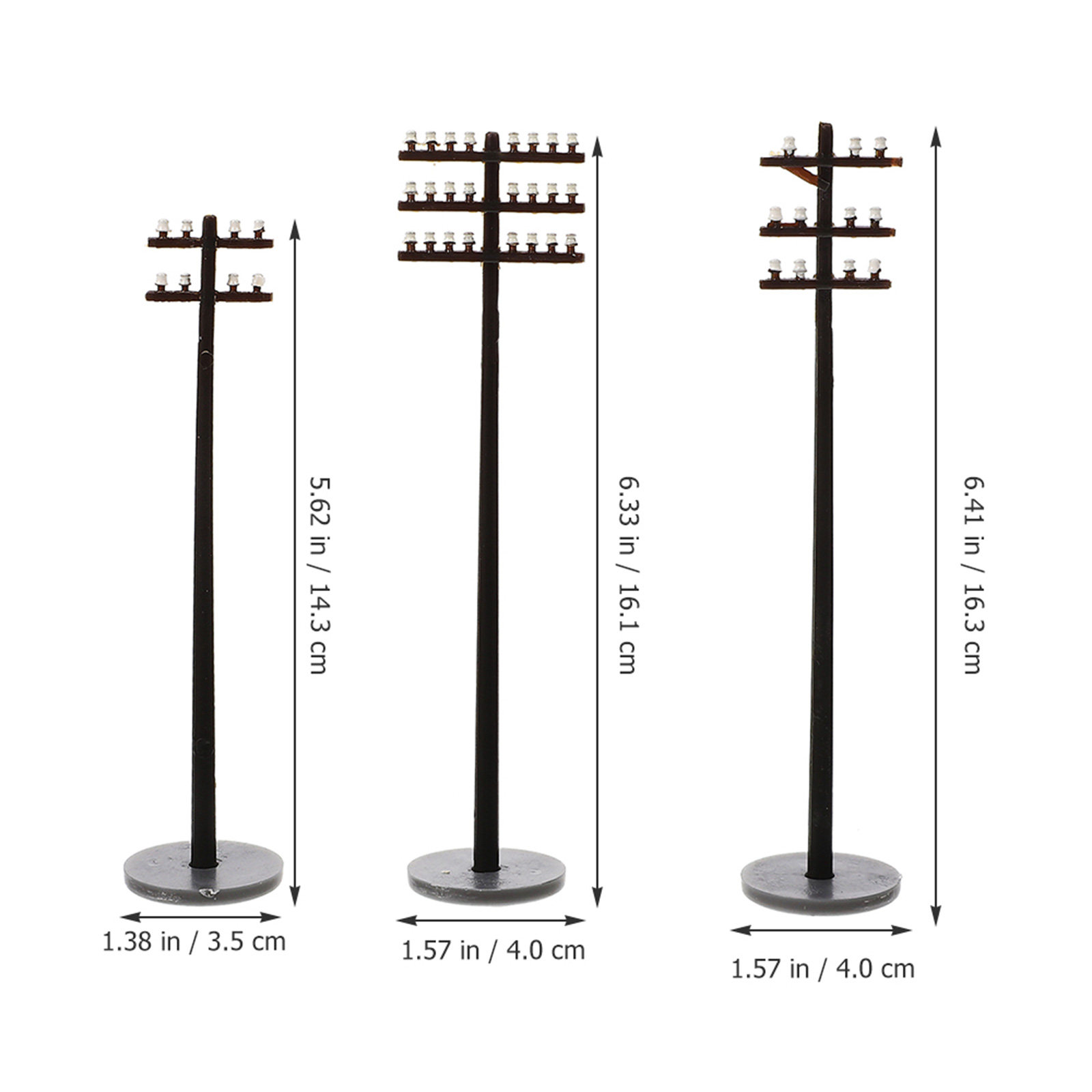 6 Adet Mikro Telegraf Direği,  - Model Kit Plastic incelemesi ve fiyatı