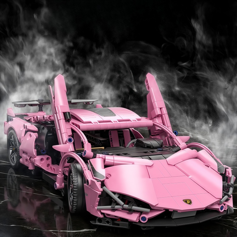 1296 + PCS Teknik Pembe Lambor - Model Kit Lamborghini incelemesi ve fiyatı