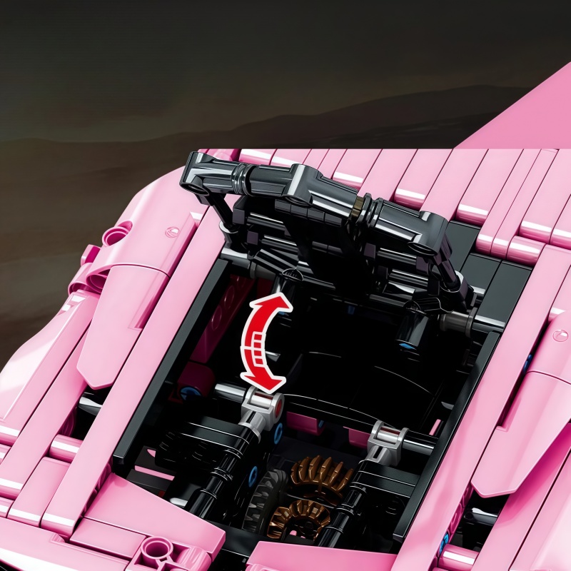 1296 + PCS Teknik Pembe Lambor - Model Kit Lamborghini incelemesi ve fiyatı