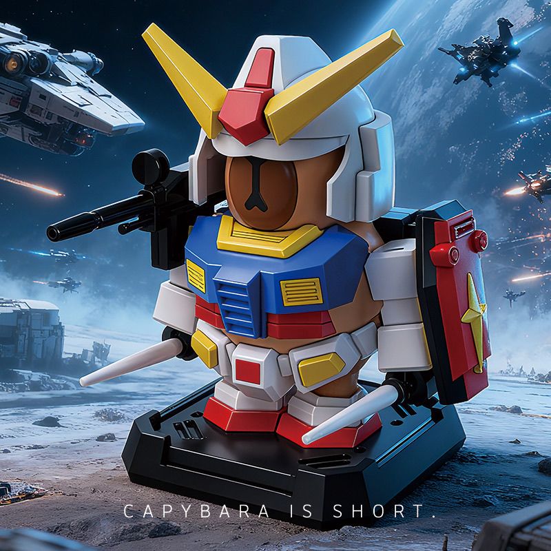 Yaratıcı Kapibara Mecha Robot  - Model Kit Armored Core incelemesi ve fiyatı