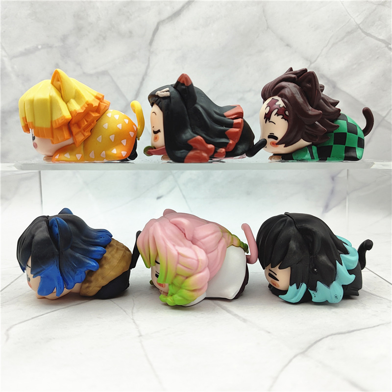 6 adet/1 takım Anime iblis Say - Model Kit Zenitsu incelemesi ve fiyatı