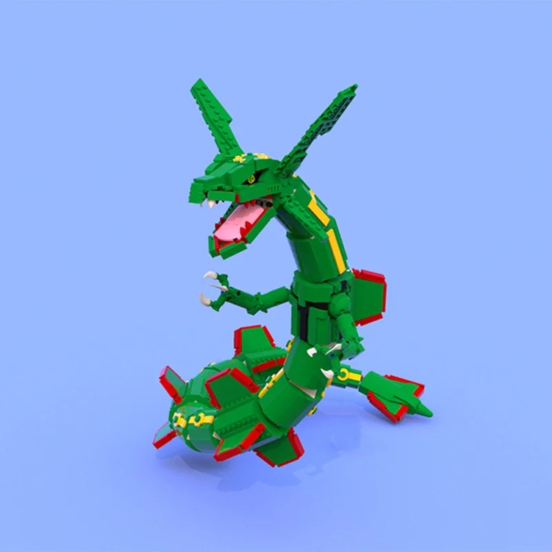 1417 adet MOC Pokemon Rayquaza - Model Kit Rayquaza incelemesi ve fiyatı