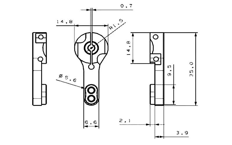 NEEBRC 25 T RC Servo Korna Alü - Model Kit Frame incelemesi ve fiyatı